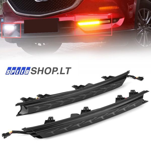 MAZDA CX-5 LED dienos šviesos žibintai